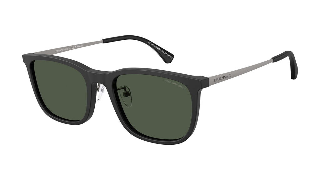 Emporio Armani EA4275D 50019A Noir mat - vue trois-quarts