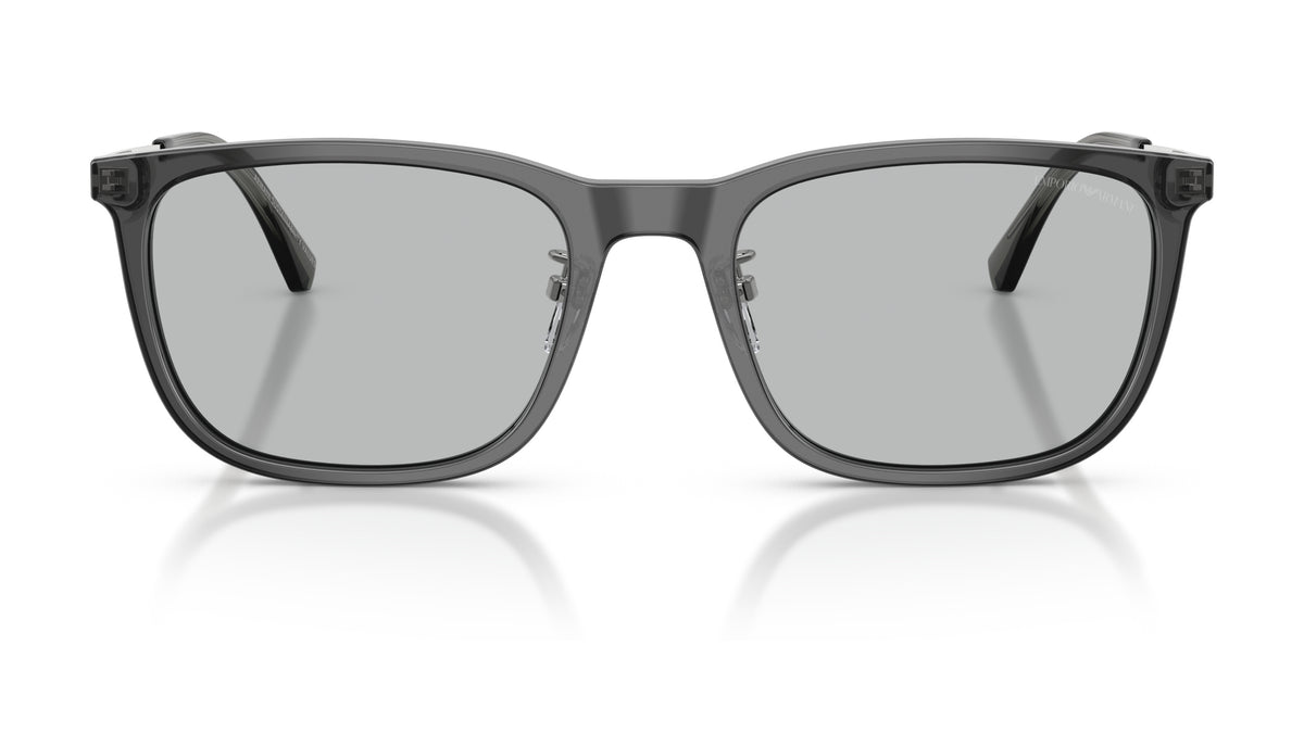 Emporio Armani EA4275D 502987 Gris transparent brillant - vue de face