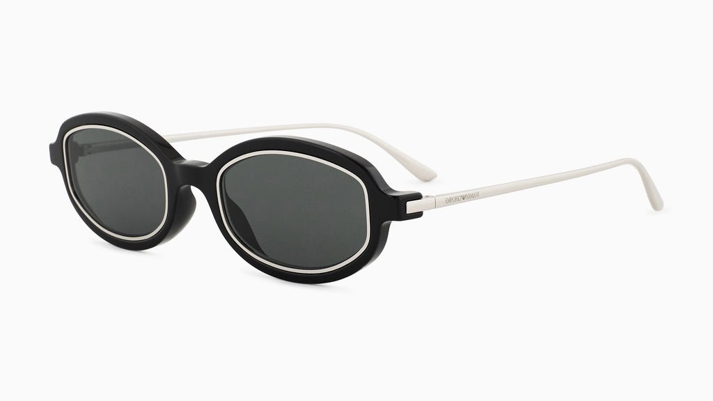 Emporio Armani EA4276U 501787 Noir brillant - vue trois-quarts