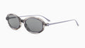 Emporio Armani EA4276U 642787 Gris rayé brillant - vue trois-quarts