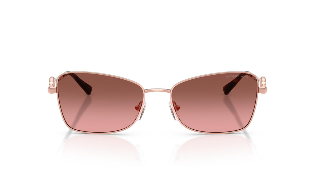 Michael Kors Andros MK1187 110811 Or rose - Marron rose dégradé - vue de face