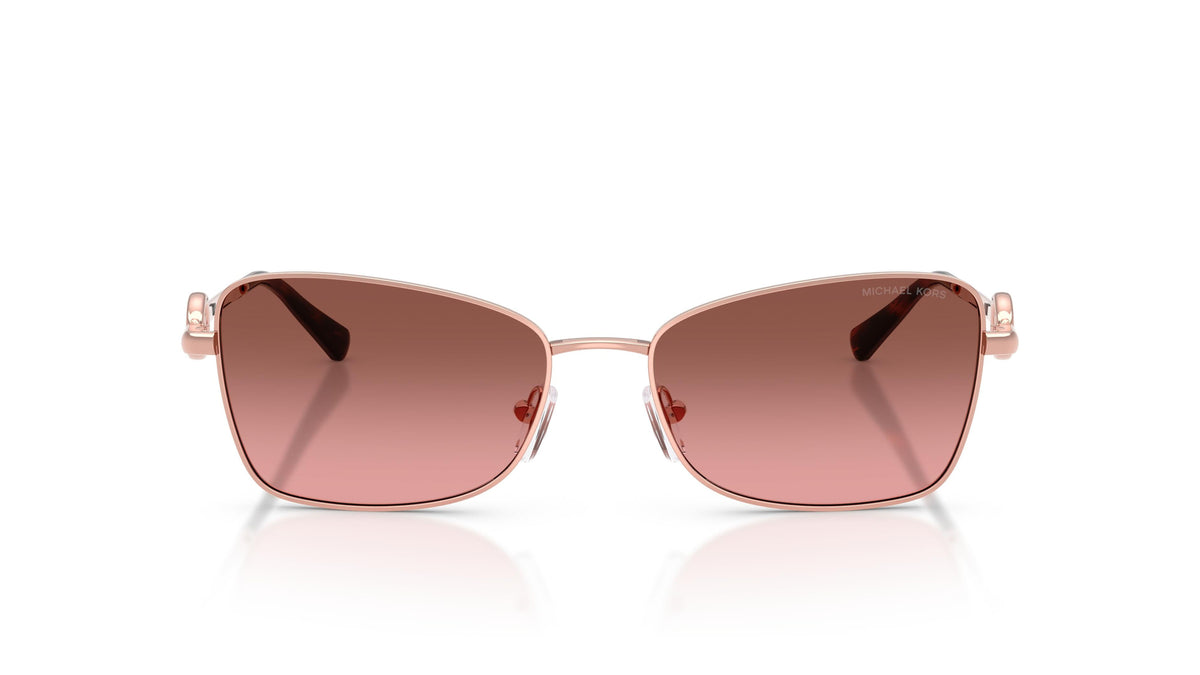Michael Kors Andros MK1187 110811 Or rose - Marron rose dégradé - vue de face