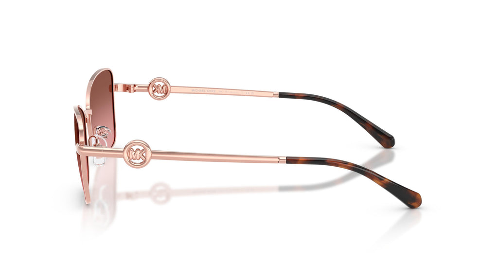 Michael Kors Andros MK1187 110811 Or rose - Marron rose dégradé - vue de profil