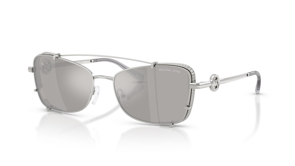Michael Kors Andros MK1187 18936G Argent - Gris miroir argent - vue trois-quarts