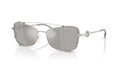Michael Kors Andros MK1187 18936G Argent - Gris miroir argent - vue trois-quarts