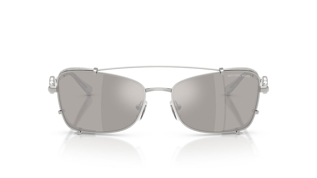 Michael Kors Andros MK1187 18936G Argent - Gris miroir argent - vue de face