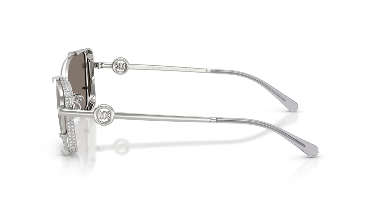 Michael Kors Andros MK1187 18936G Argent - Gris miroir argent - vue de profil
