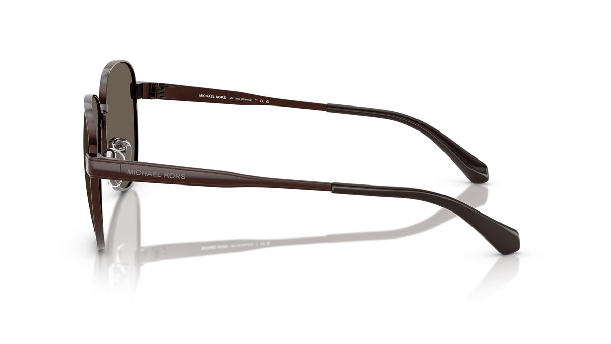 Michael Kors MK1160 18913 Chocolat brillant - vue de côté
