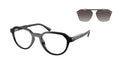 Michael Kors MK2280U 30058G Noir - vue trois-quarts
