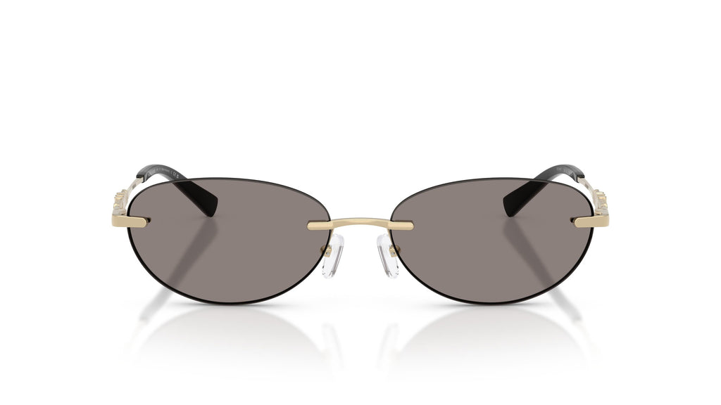 Michael Kors Manchester MK1151 101487 Or clair brillant - Gris foncé - vue de face