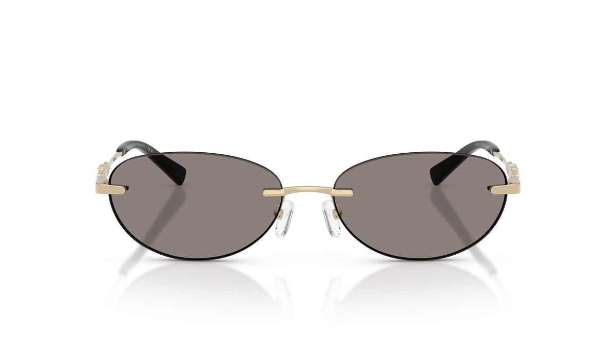 Michael Kors Manchester MK1151 101487 Or clair brillant - Gris foncé - vue de face