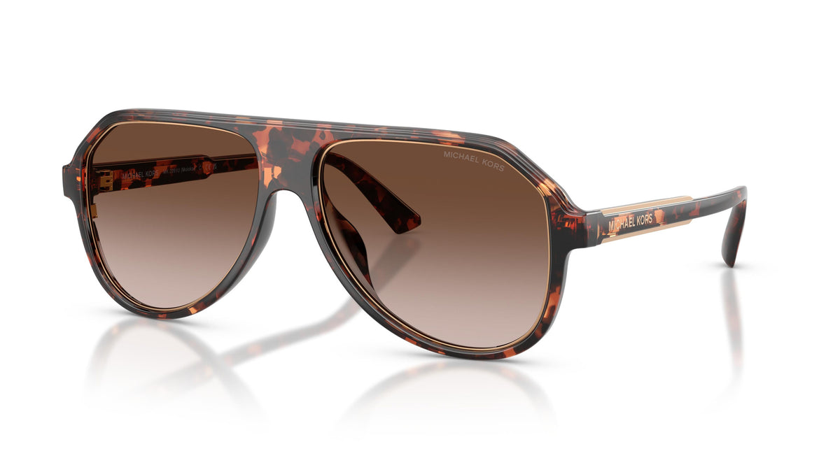 Michael Kors MK2281U 300613 Écaille foncée - vue trois-quarts