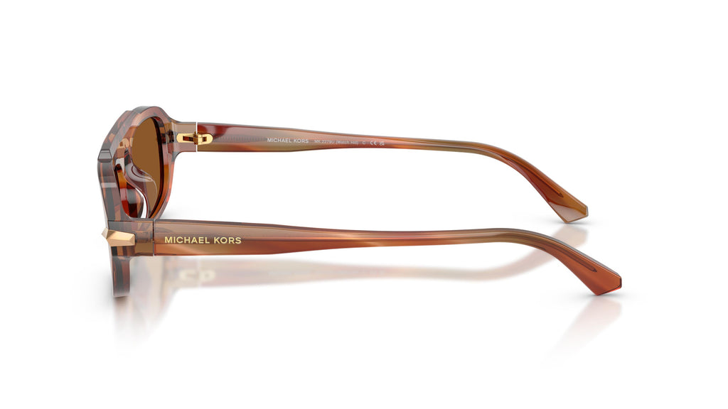 Michael Kors MK2279U 403973 Corne marron - vue de côté