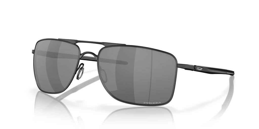 Oakley OO4124 412402 Noir mat - vue trois-quarts
