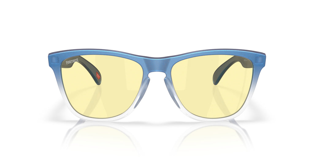 Oakley OO9013 9013M4 Mat cyan bleu transparent shift fade - vue de face