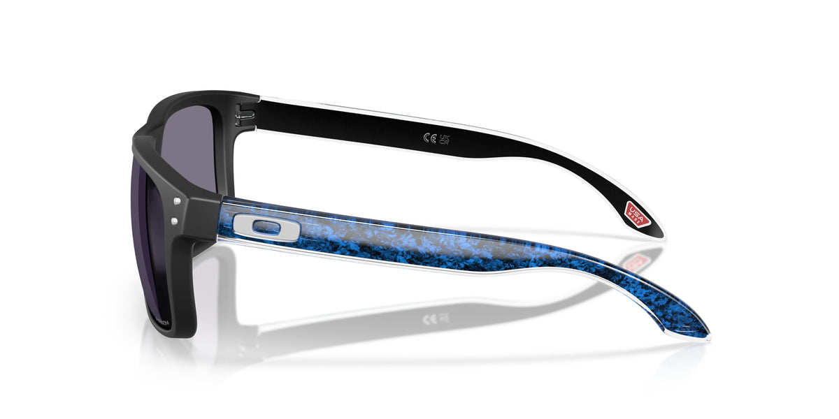 Oakley OO9102 9102Z3 Noir mat - vue de côté