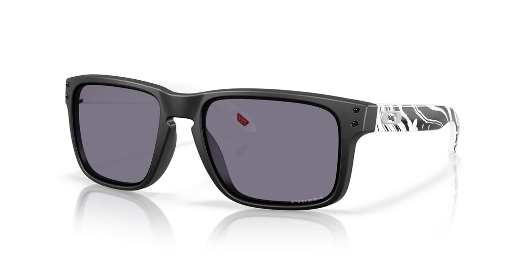 Oakley OO9102 9102Z5 Noir mat - vue trois-quarts
