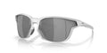Oakley OO9227 922704 X argent - vue trois-quarts