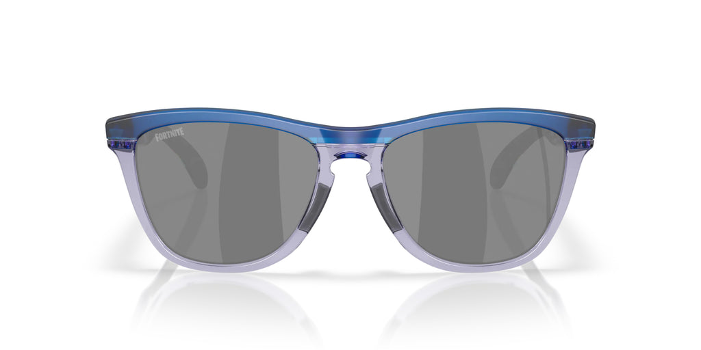 Oakley OO9284 928416 Bleu transparent mat - vue de face