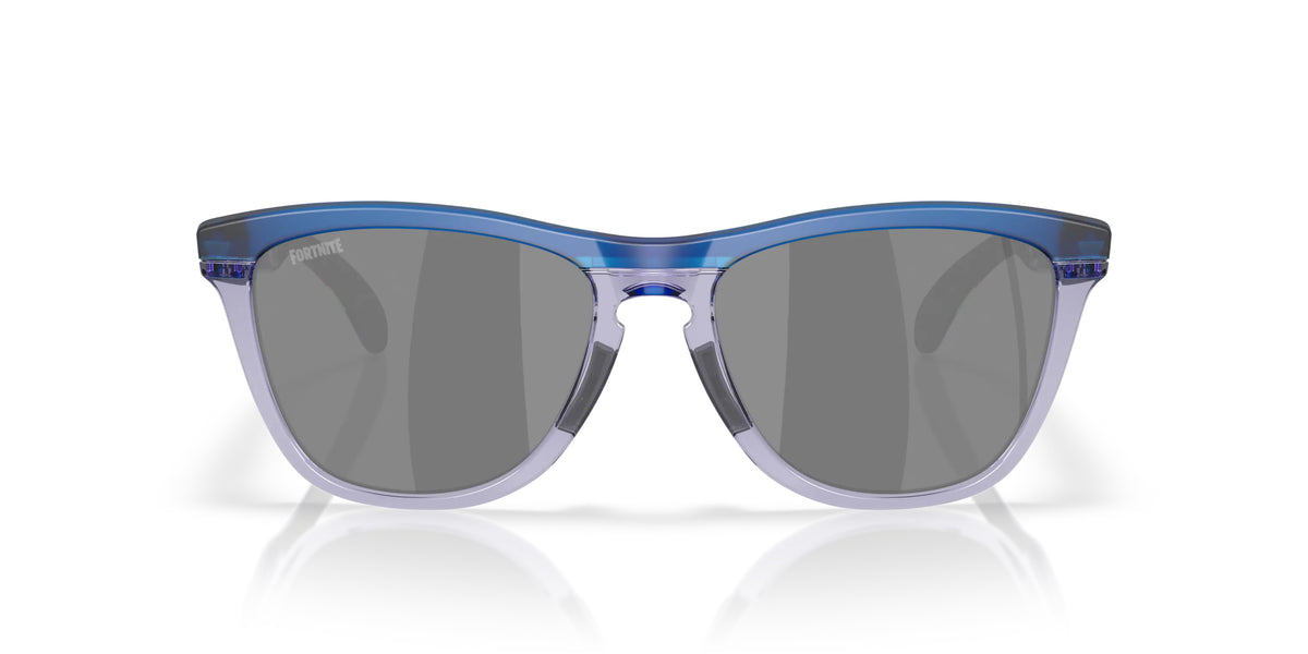 Oakley OO9284 928416 Bleu transparent mat - vue de face