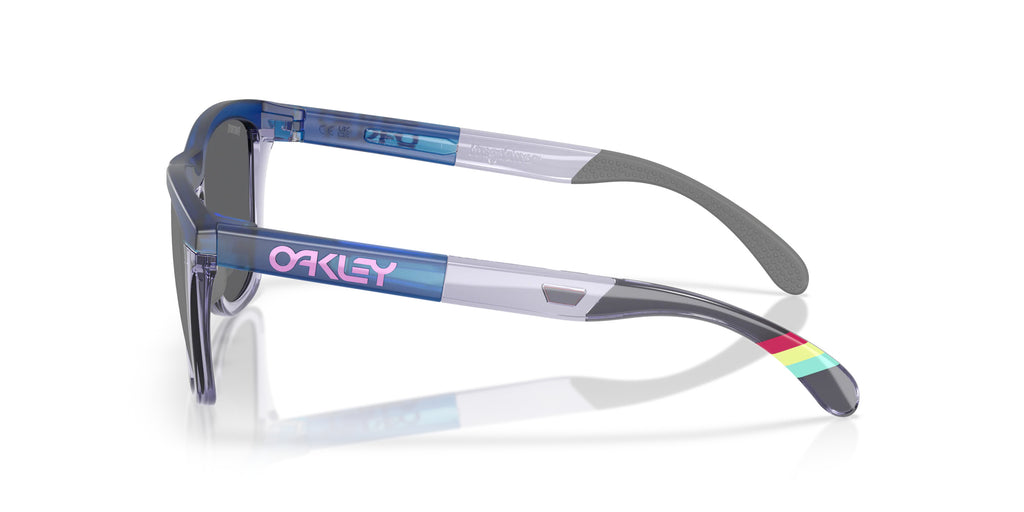 Oakley OO9284 928416 Bleu transparent mat - vue de côté