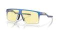 Oakley OO9285 928505 Mat cyan bleu transparent shift - vue trois-quarts