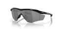 Oakley OO9343 934319 Noir mat - vue trois-quarts