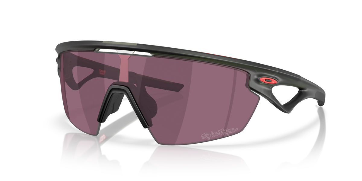 Oakley OO9403 940322 Troy lee designs mat olive ink - vue trois-quarts