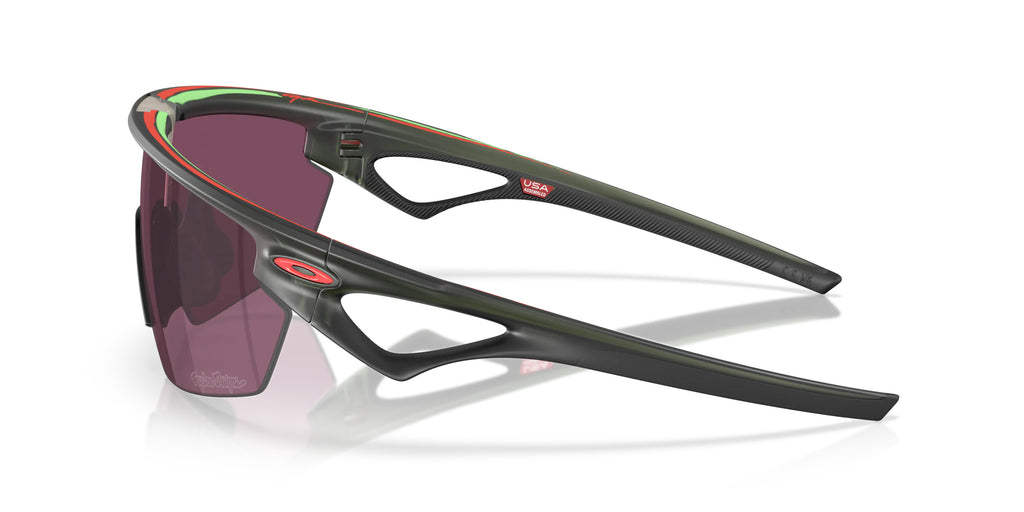 Oakley OO9403 940322 Troy lee designs mat olive ink - vue de côté
