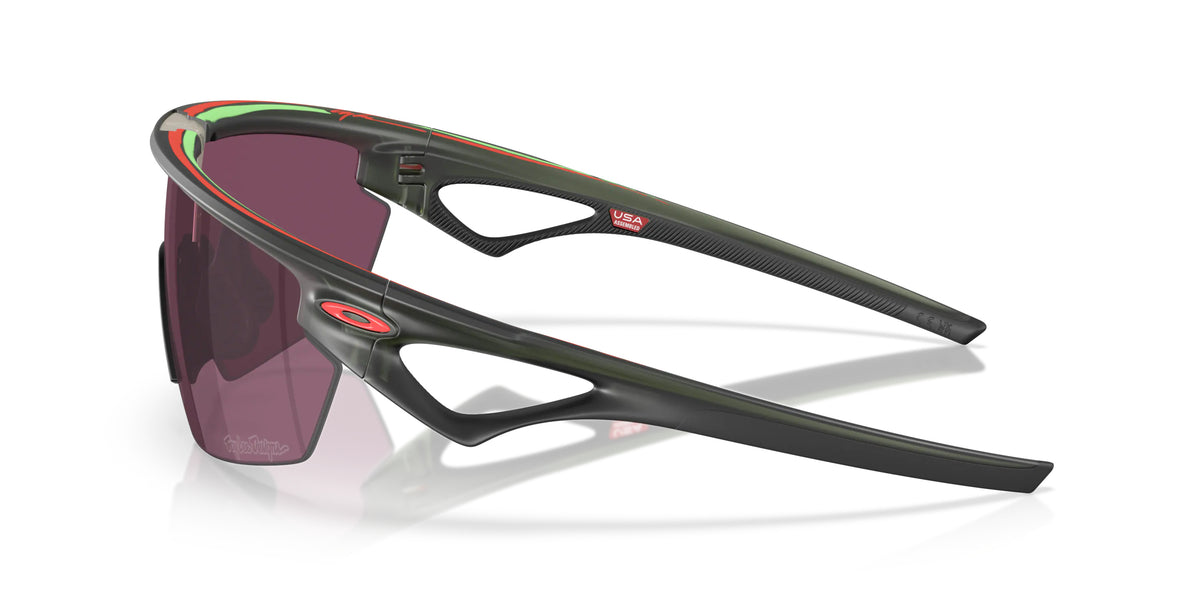 Oakley OO9403 940322 Troy lee designs mat olive ink - vue de côté