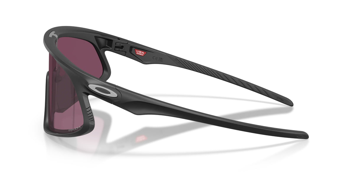 Oakley OO9524D 952402 Noir mat - vue de côté