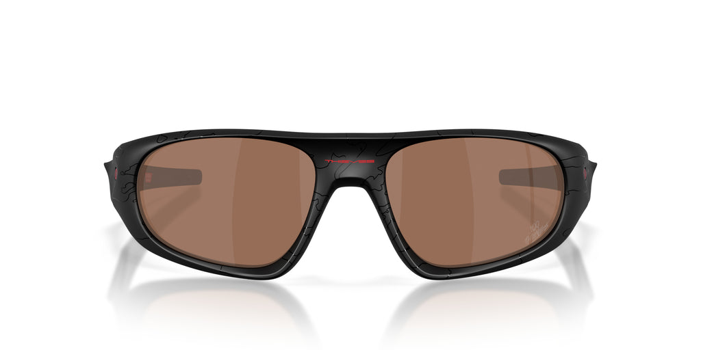 Oakley OO9528 952808 100t mat noir - vue de face