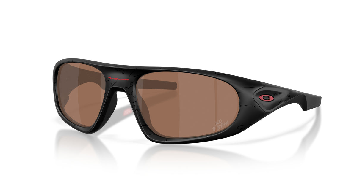Oakley OO9528 952808 100t mat noir - vue trois-quarts