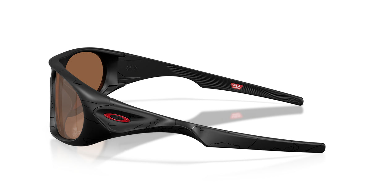 Oakley OO9528 952808 100t mat noir - vue de côté