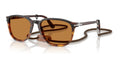 Persol PO3019S 116073 Écaille brune dégradée - vue trois-quarts