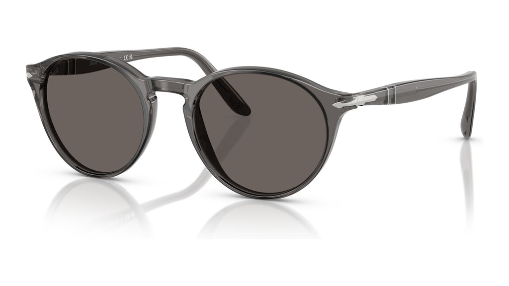 Persol PO3092SM 1196B1 Gris transparent - vue trois-quarts