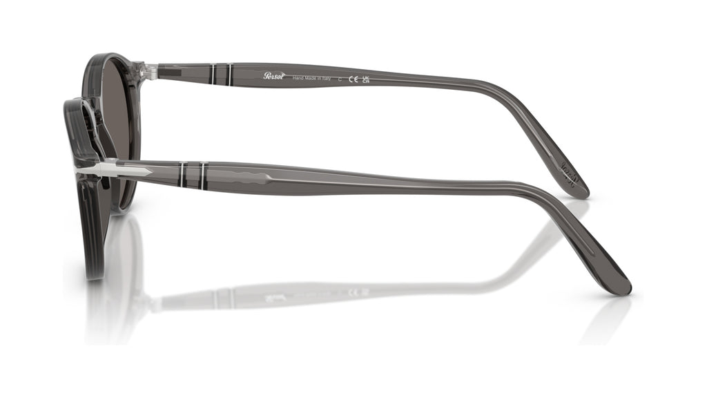 Persol PO3092SM 1196B1 Gris transparent - vue de côté