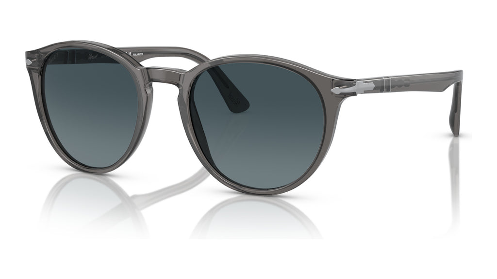 Persol PO3152S 1196S3 Gris transparent - vue trois-quarts