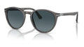 Persol PO3152S 1196S3 Gris transparent - vue trois-quarts
