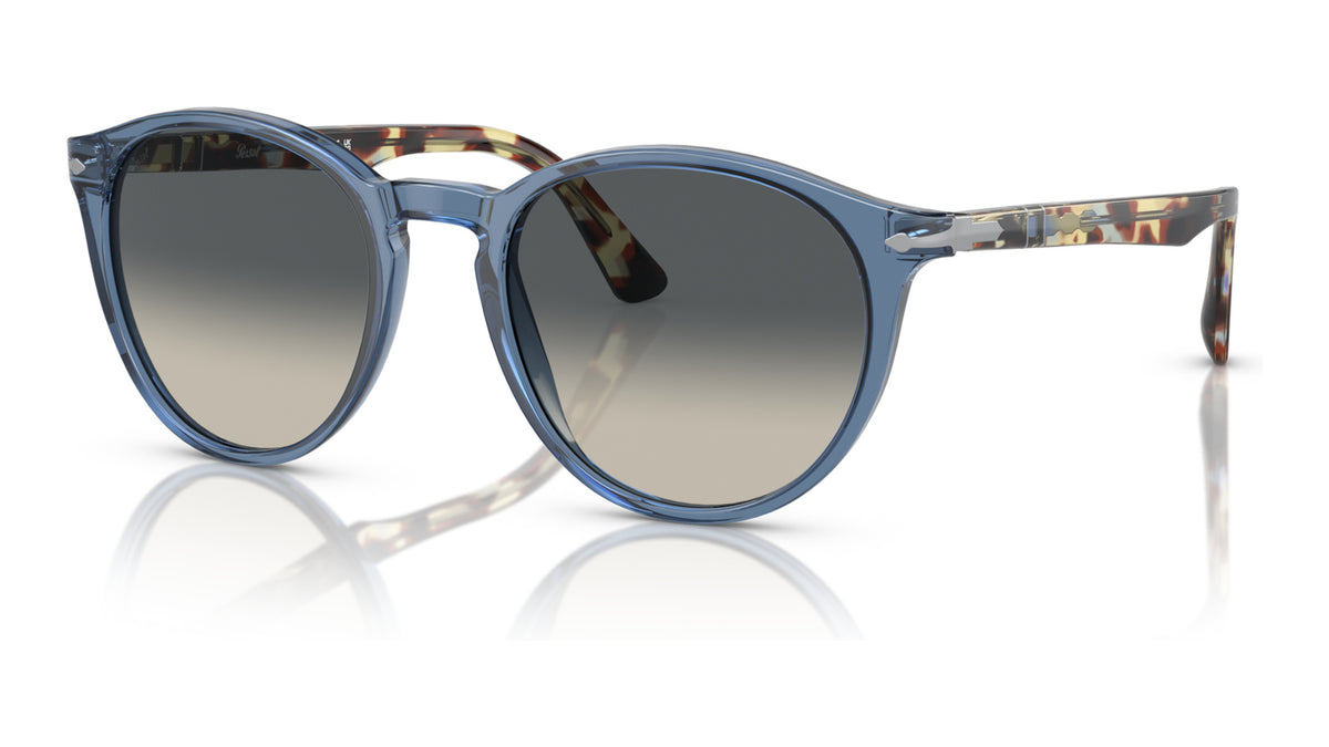 Persol PO3152S 120271 Bleu marine transparent - vue trois-quarts