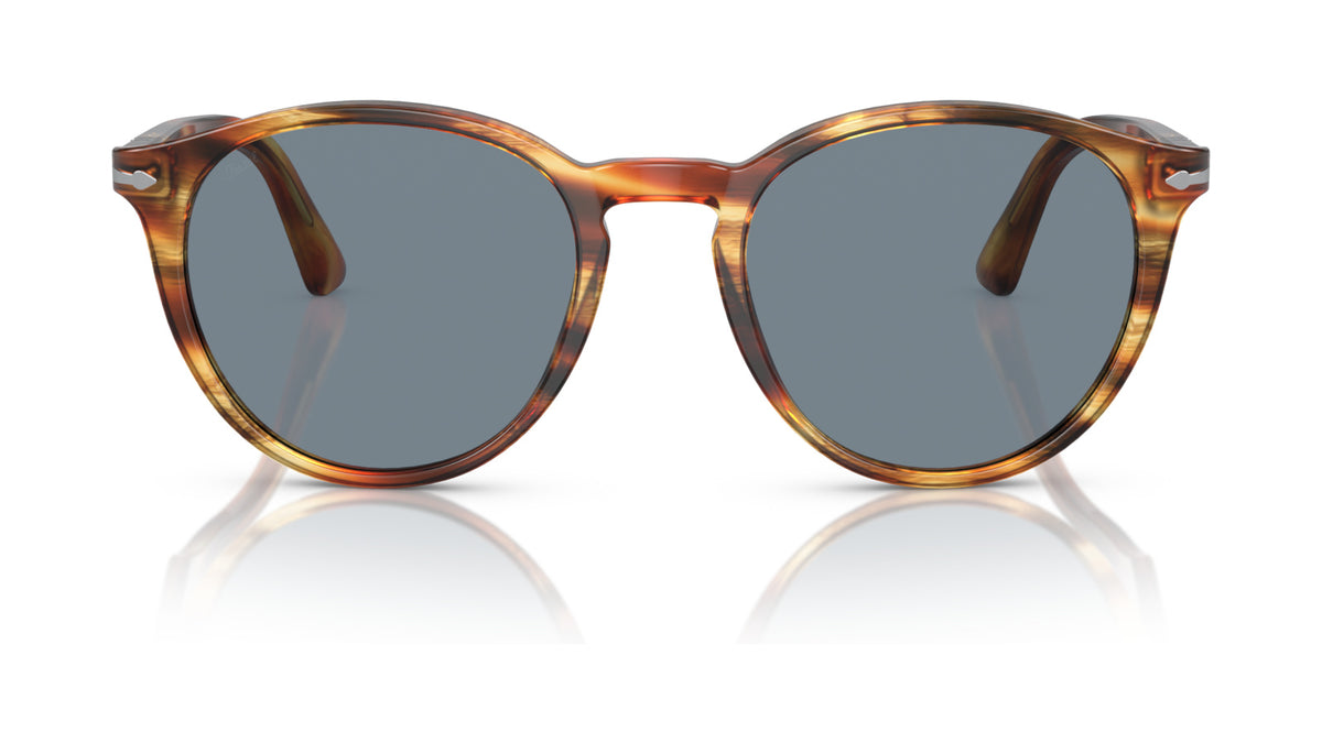 Persol PO3152S 904356 Jaune rayé Marron - vue de face