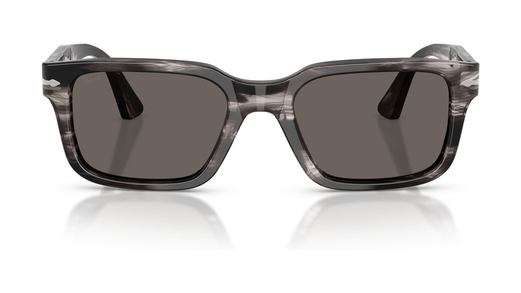 Persol PO3272S 1238B1 Noir et gris rayés - vue de face
