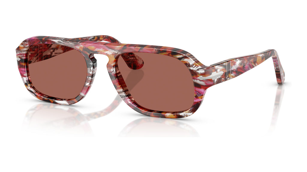 Persol PO3369S 1220H2 Cyclamen/kaki - vue trois-quarts