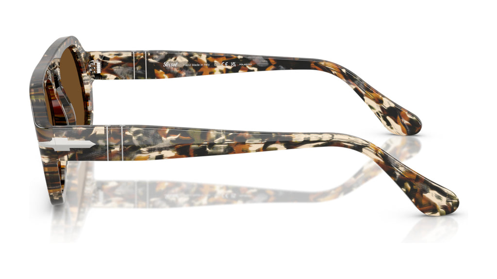 Persol PO3369S 122157 Marron ambré/noir pirate - vue de côté
