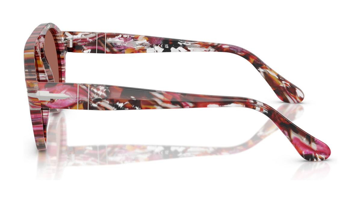 Persol PO3370S 1220H2 Cyclamen/kaki - vue de côté