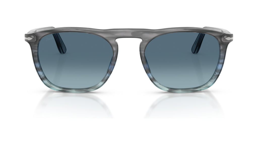 Persol PO3391S 1205Q8 Gris rayé bleu dégradé - vue de face