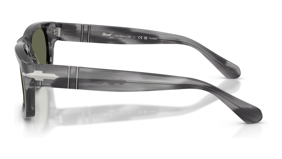 Persol PO3398S 119258 Gris rayé - vue de côté
