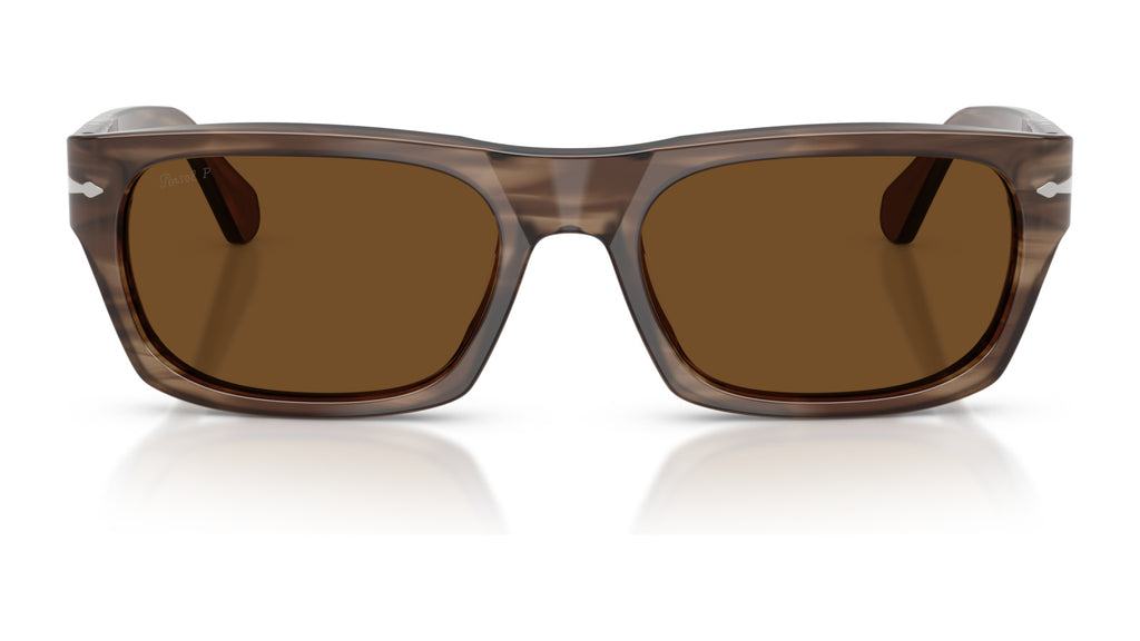 Persol PO3398S 120857 Marron rayé - vue de face