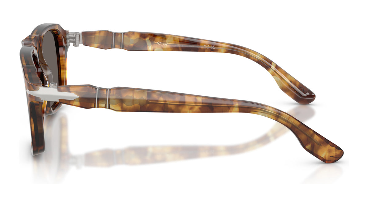 Persol PO8002S 1243B1 Havane jaune laiteux - vue de côté