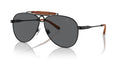 Ralph Lauren RL7078 9304B1 Noir semi-mat - vue trois-quarts
